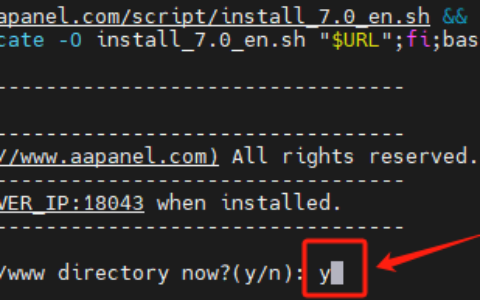 VPS 安装aapanel 教程